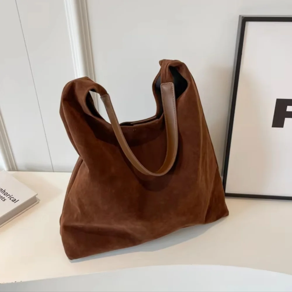 Suede Shoulder Bag - Picture 5 of 12